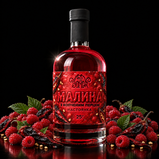 Малина с копчёным перцем